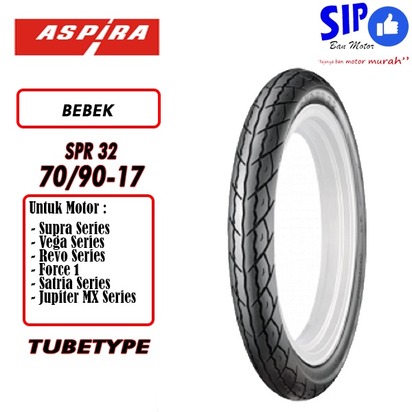 Ban motor bebek Aspira SPR32 70 90 17 Tubetype