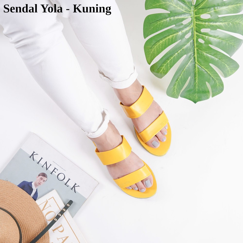 Sandal Selop Wanita - Yola Tinggi 3 cm by Jos Collection