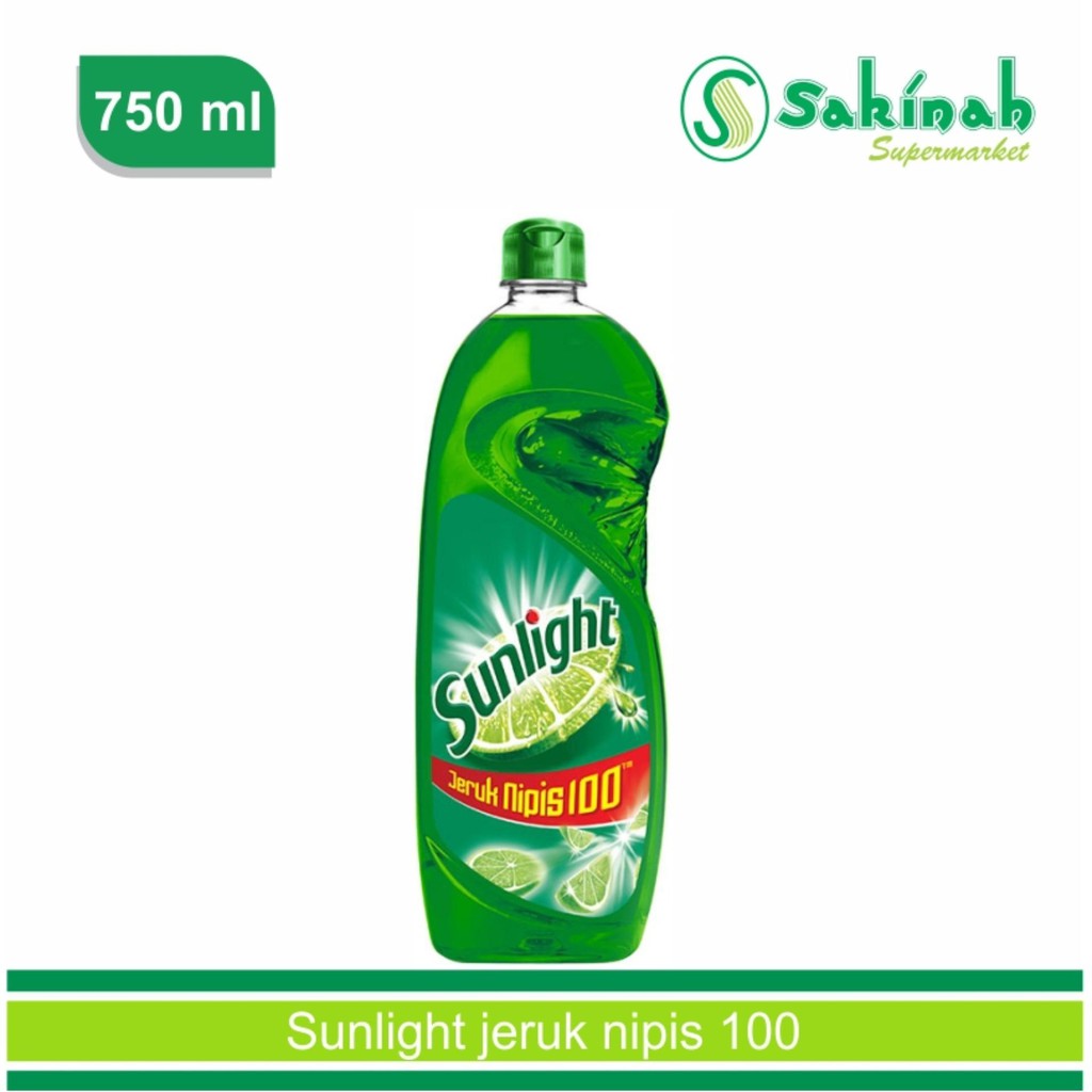 Sunlight Sabun Cuci Piring Jeruk Nipis Botol 750ml