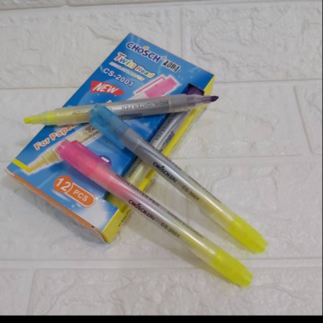 

Highlighter/Stabilo Two Colours