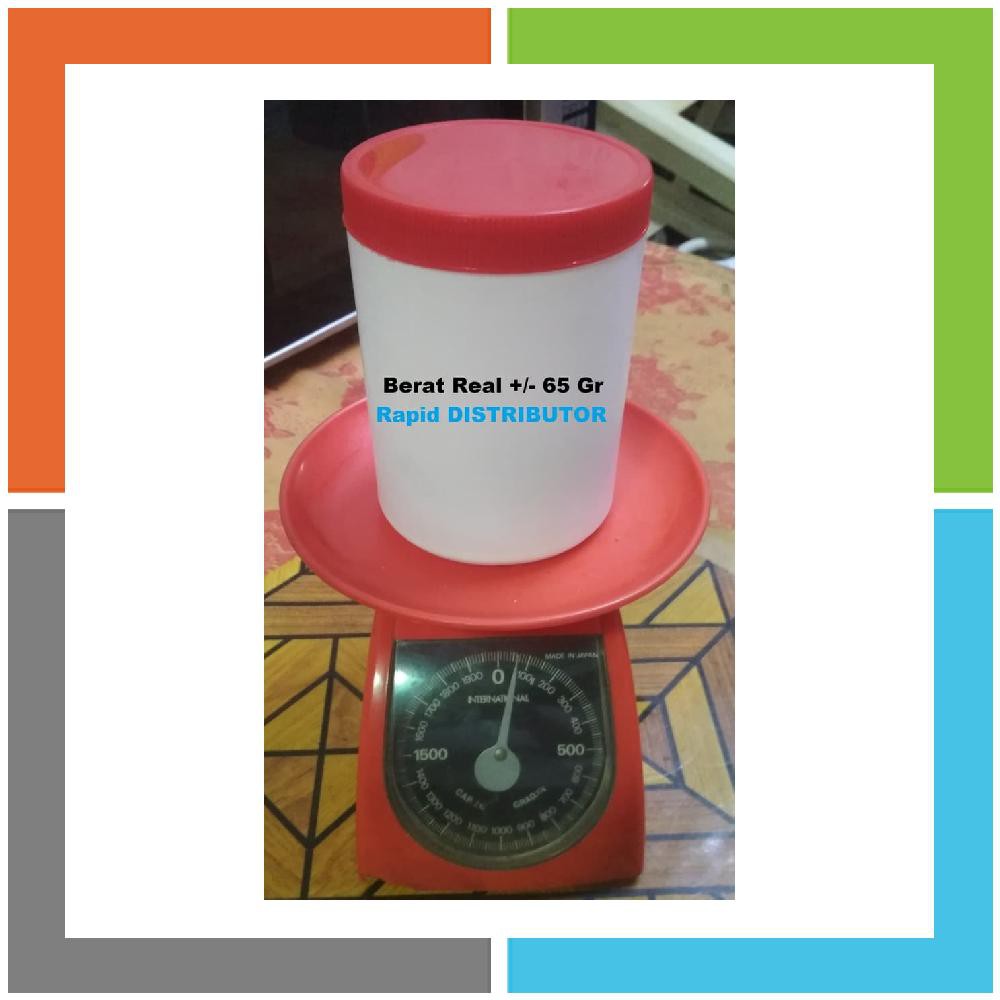 TERMURAH 6Pieces Toples Plastik HDPE 1000ml Putih Jar 1 Liter Tabung 1L 1000 mL TERLARIS