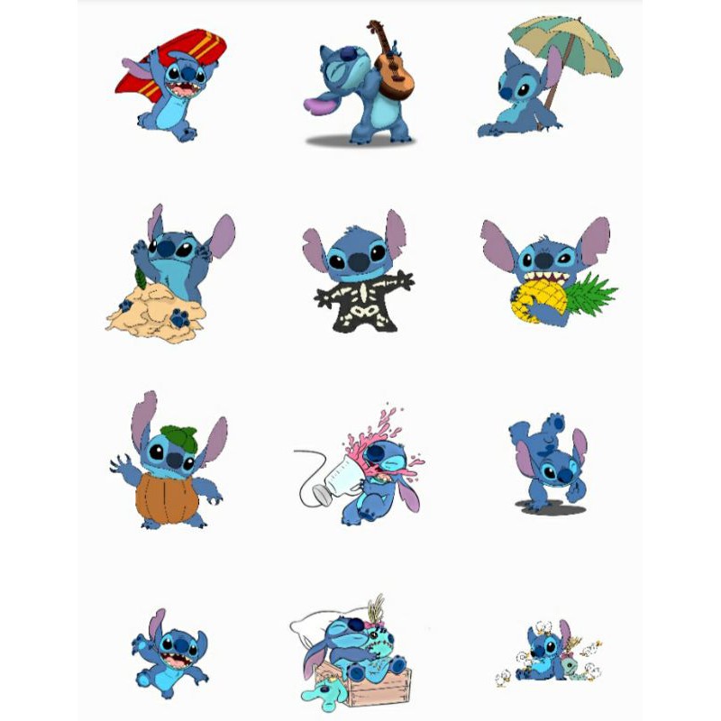 

STIKER STITCH 35 PCS