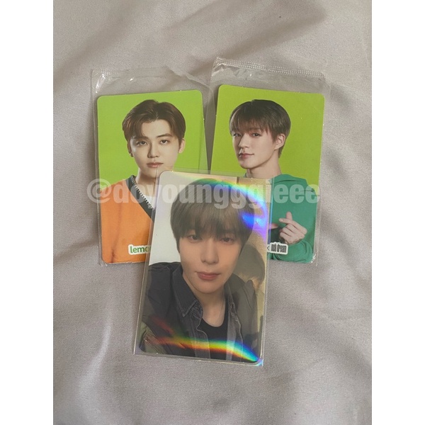 Photocard NCT- Jaehyun n ver, jaehyun dora, pc lemonilo jaemin jeno