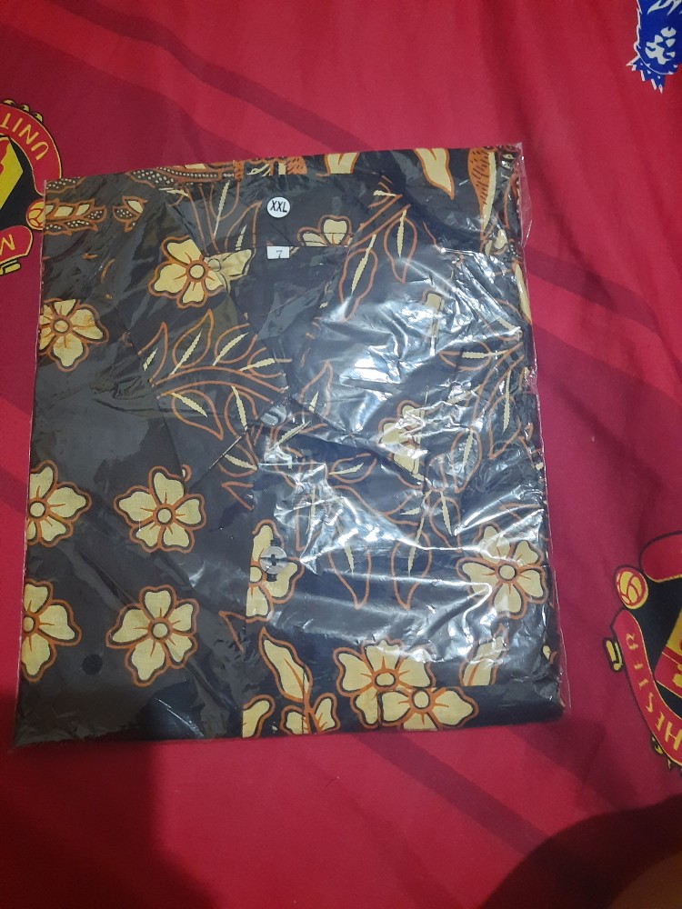 Kemeja Hem Pendek Batik Anak Cowok Laki Laki Motif Ulir 2-12 Tahun Baju Batik Anak Motif Modis Murah