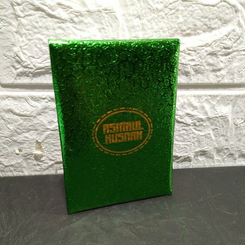 Asmaul Husna terjemah dan latin cover lipat spiral ukuran saku kecil 8X10cm  doa shalat tahajud