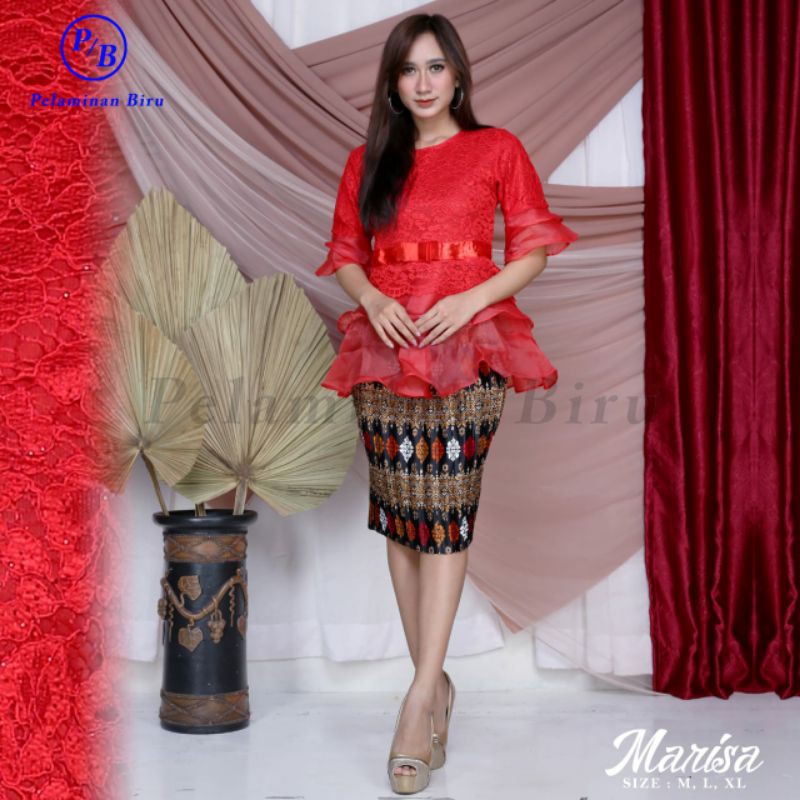 kebaya modern / Kebaya natalan / Set kebaya marisa / By pelaminan biru