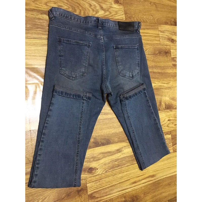 Celana Jeans Studio Depp Size L fit 34/36 Skinny Stretch Denim Second