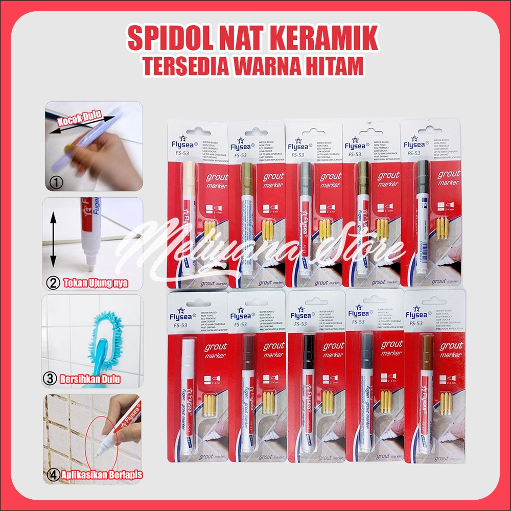

Tile Grout Marker Tile Reform - Spidol Nat Keramik