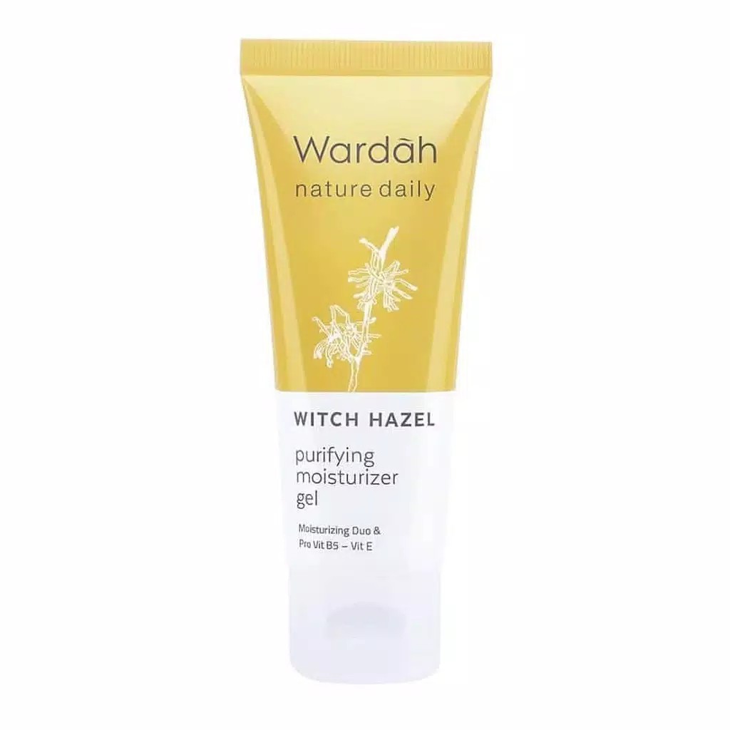 Wardah Nature Daily Witch Hazel Purifiying Moisturizer Gel 40ml (100% Original)