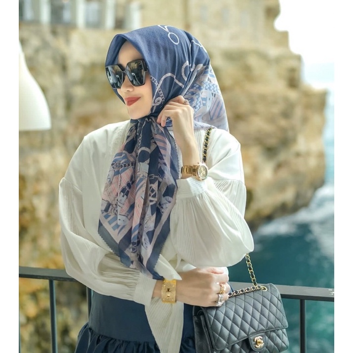 Navy Voal Reguler Buttonscraves Chain 2 La Bella Series