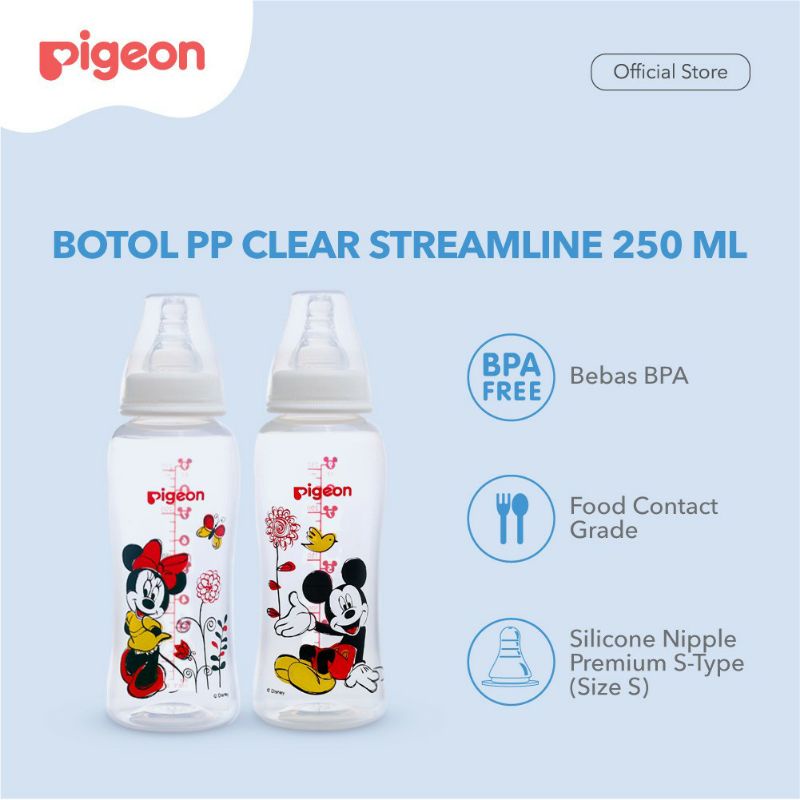 Pigeon baby bottle flexible 250ml - botol susu bayi