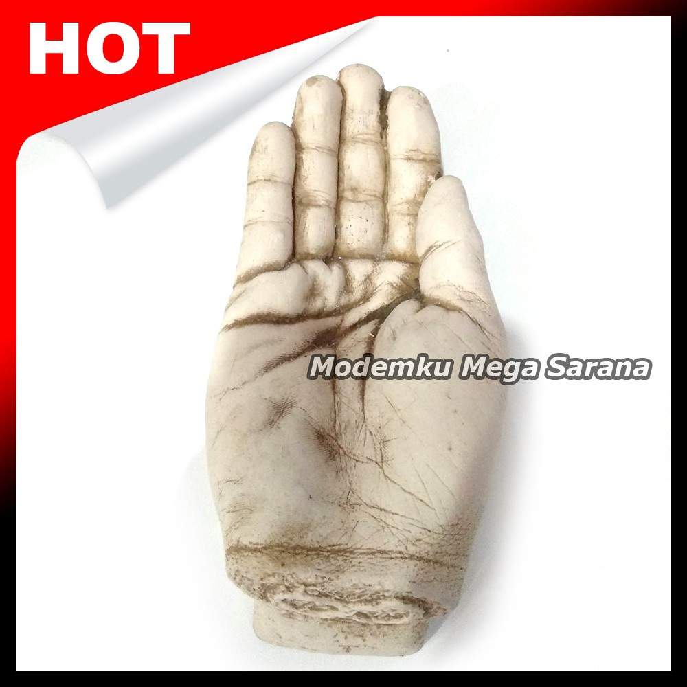 Asbak Rokok Fiber Glass ASB-FG06 - Bentuk Tangan