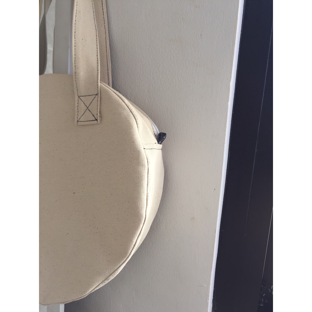 Circle Tote Bag Canvas