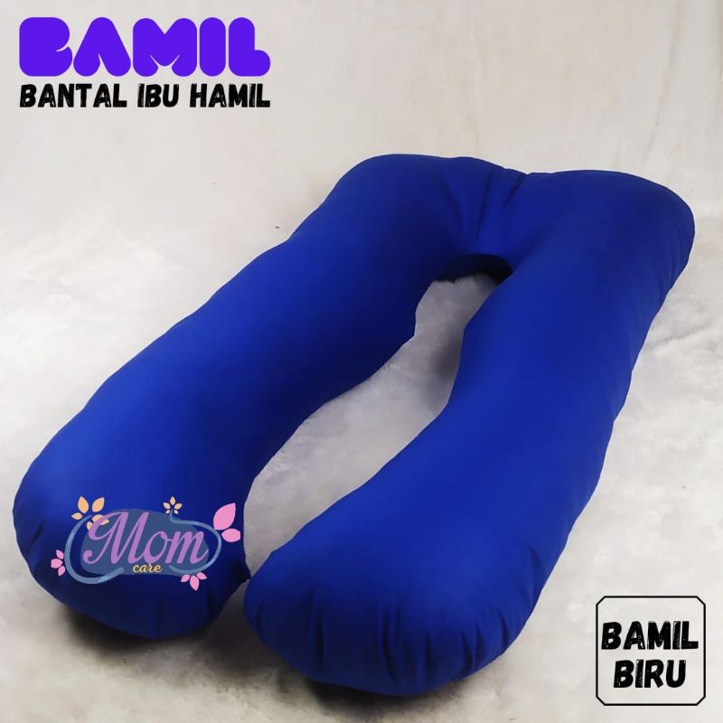 BANTAL TIDUR IBU HAMIL POLOS WARNA BIRU