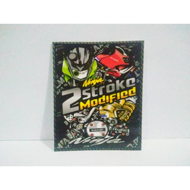 

STIKER NINJA 2 STROKE MODIFIED - minim. order 10pcs (pilihan bebas/acak)