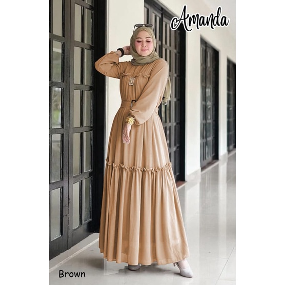 GAMIS PESTA POLOS AMANDA DRESS KONDANGAN