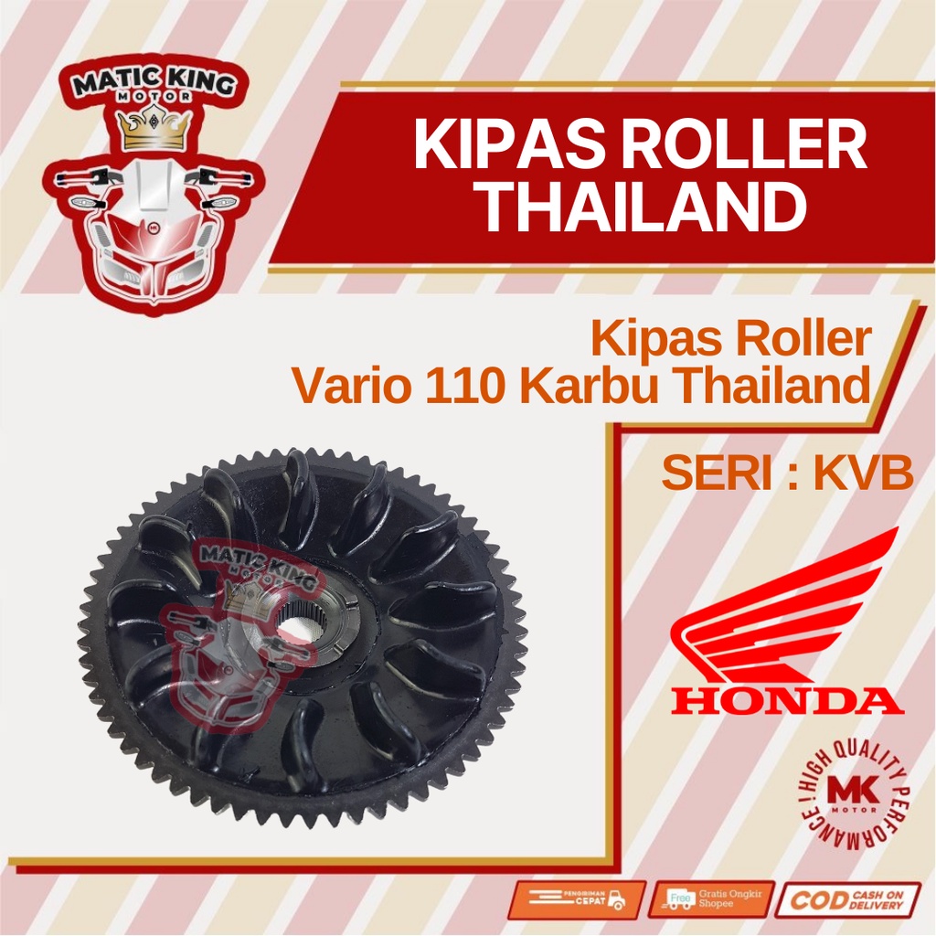 Kipas Lawan Rumah Roller Vario 110 Karburator  KVB Thailand