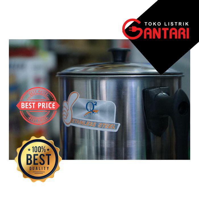 Mug Listrik Pemasak Air Stainlis Q2 14 Cm