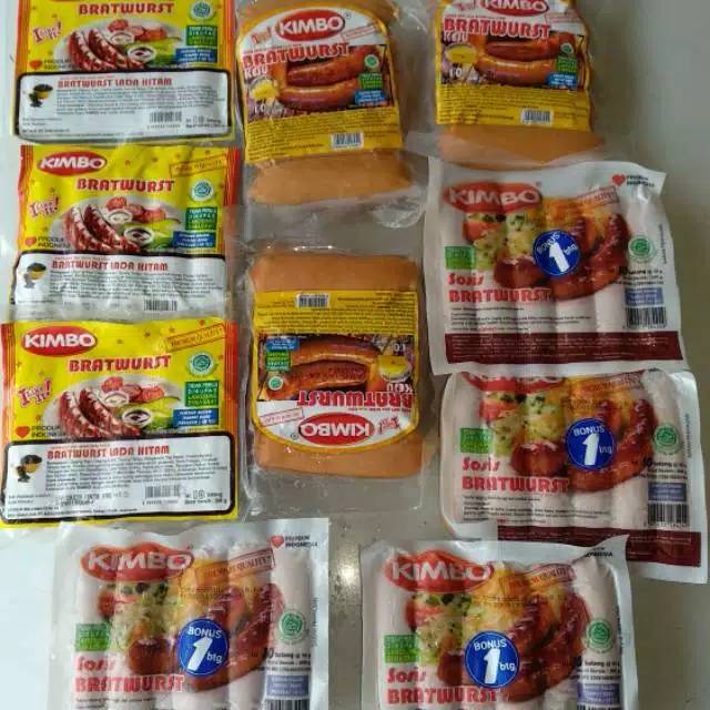 

Kimbo Bratwust 500gr isi 10