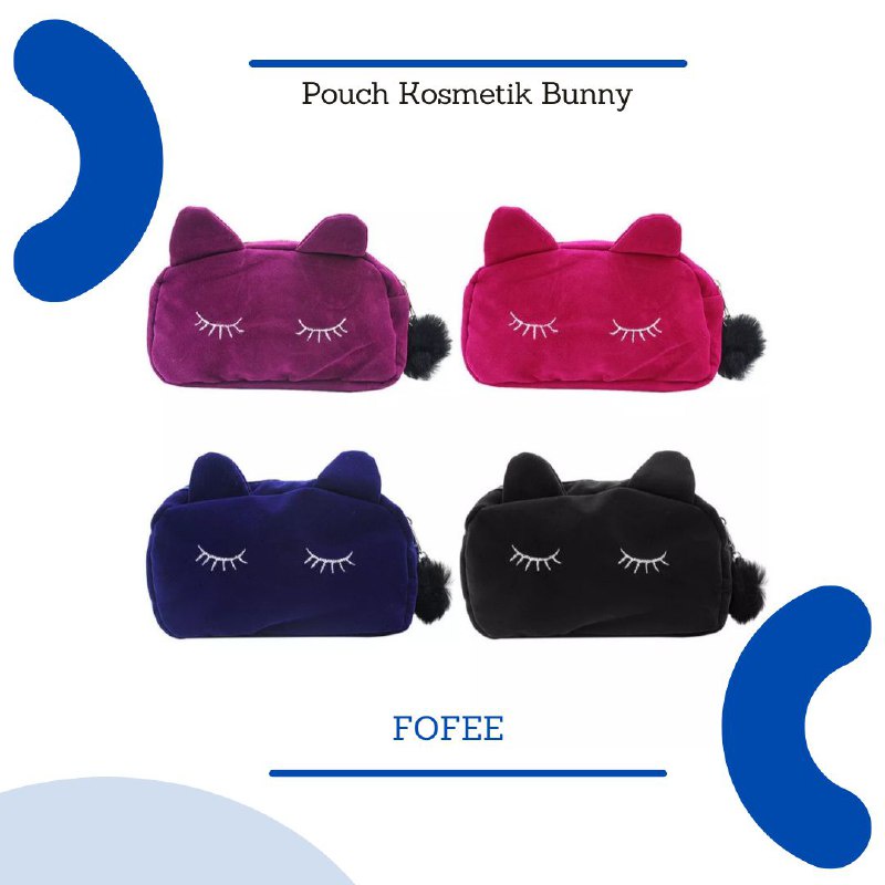 [IMPORT] - Pouch Dompet Kosmetik Bunny Kode PKD4