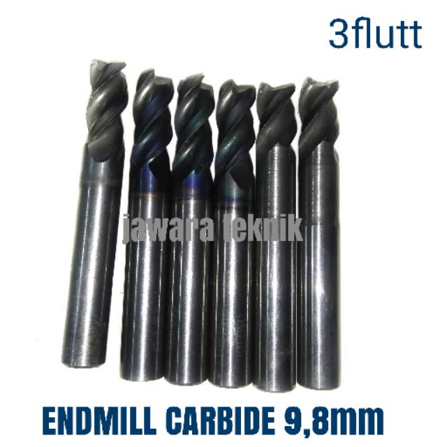 MATA FRAIZ/ENDEMILL KARBIDE/PISAU ENMIL 9,8MM