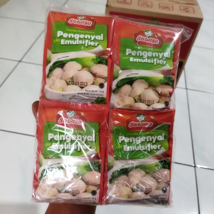 

[[COD]] Sobaso Tepung Pengenyal Emulsifier Bakso (1 Pack) TERJAMIN Kode 1233
