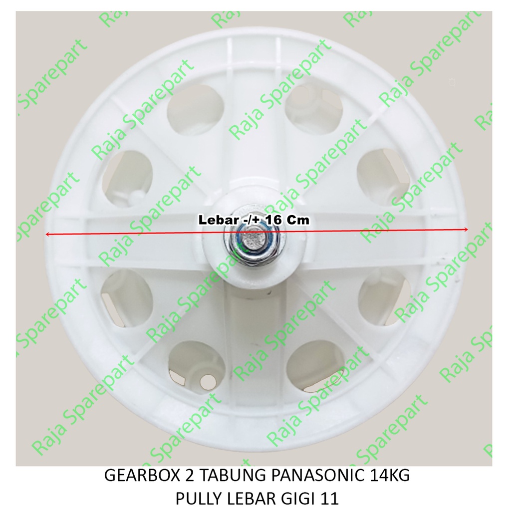 Gearbox Mesin Cuci 2 Tabung Panasonic 14kg Pully Lebar Gigi 11 GB29