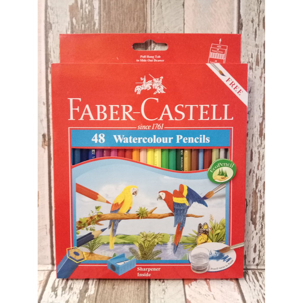 

Jual Pensil Warna 48 Watercolour Faber Castell terbatas