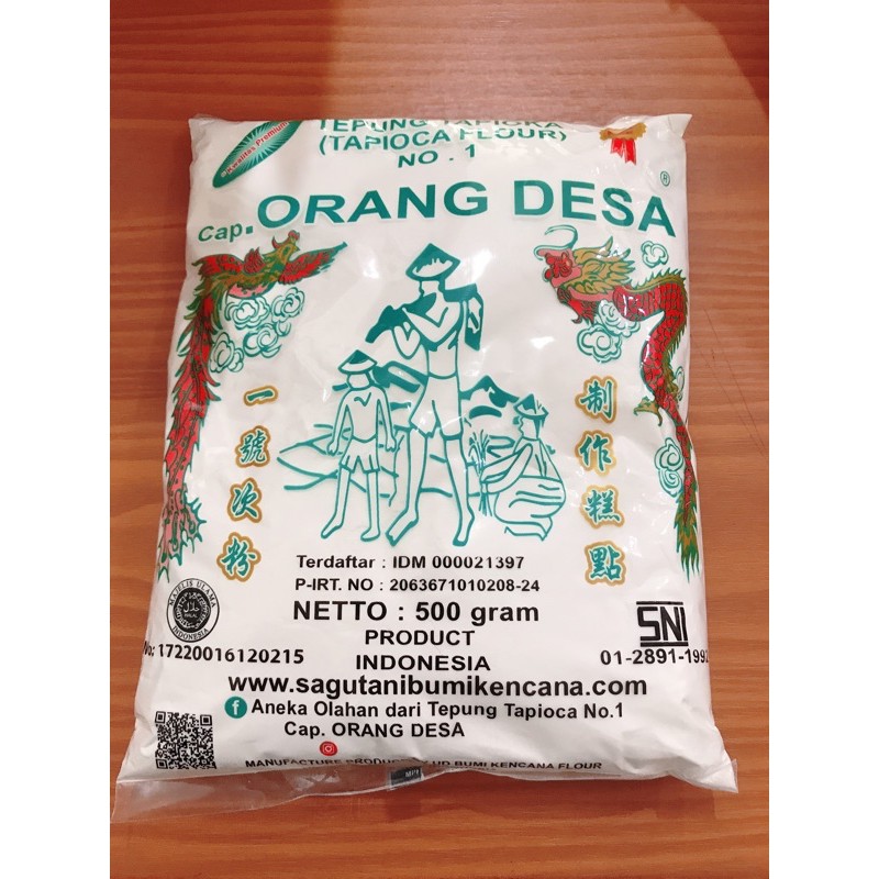 

Tepung Tapioka Orang Desa Bumi Kencana 500gr