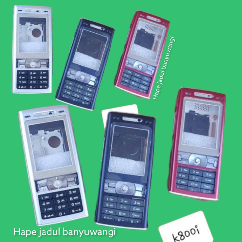 ⭐⭐⭐⭐⭐Casing housing kesing fullset Sony Ericsson K800i kualitas grade A