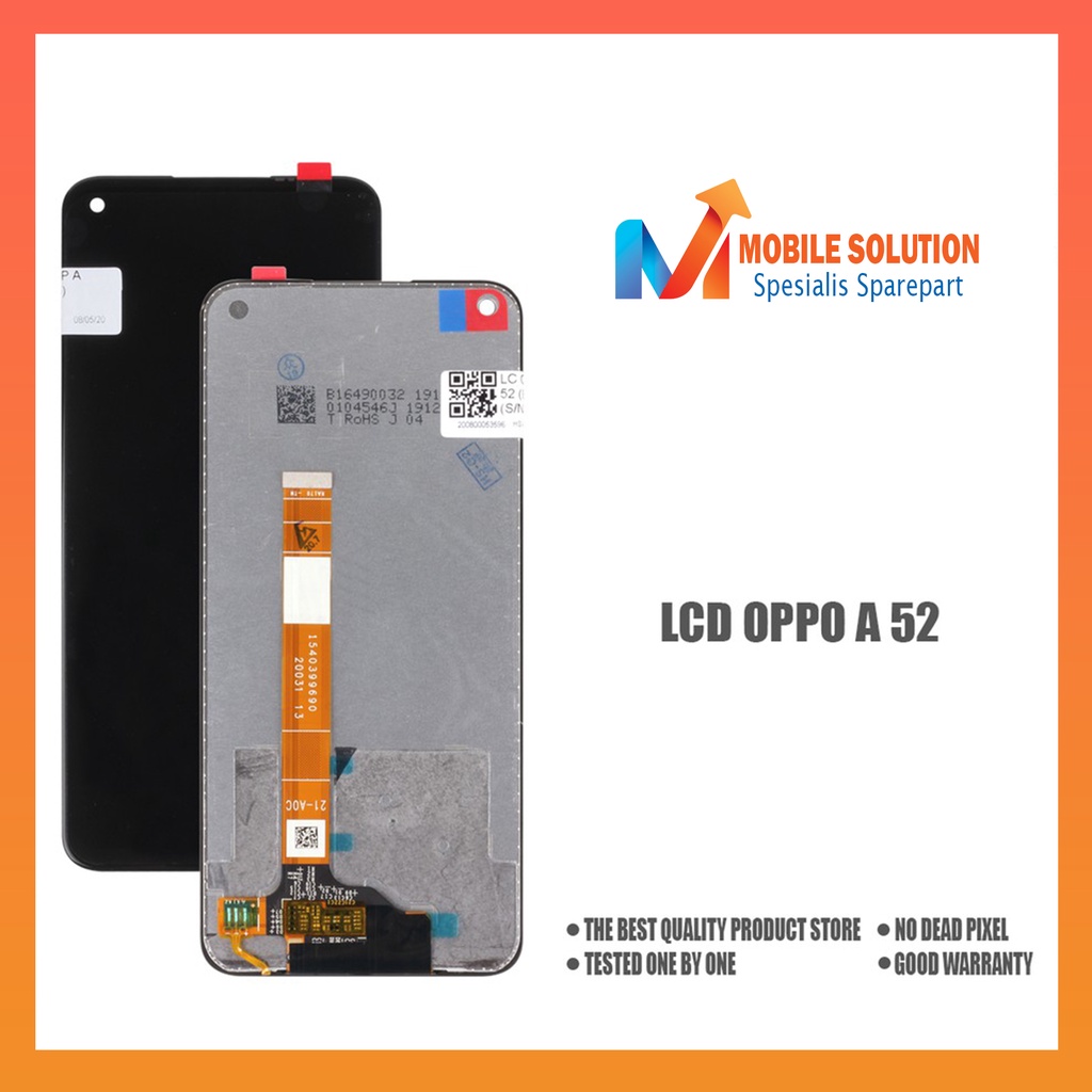 Grosir LCD Oppo A92 Fullset Touchscreen - Parts Kompatible Dengan Produk Oppo ORIGINAL 100% Garansi 1 Bulan + Packing / Bubbel