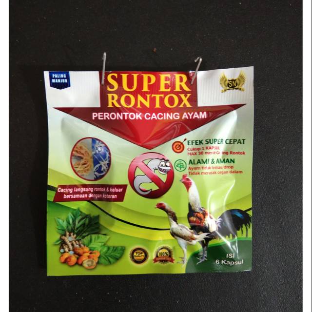 Super Rontox Obat Herbal Ayam Cacingan Manjur Shopee Indonesia