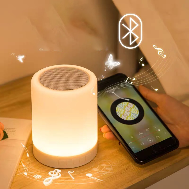 【33LV.ID】Speaker Bluetooth CL-671 With Lampu Smart Touch dan Bass Led