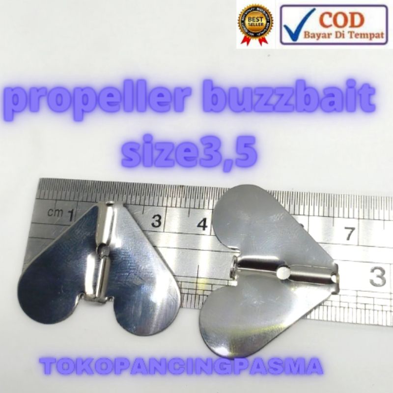PROPELLER STAINLESS UNTUK LURE