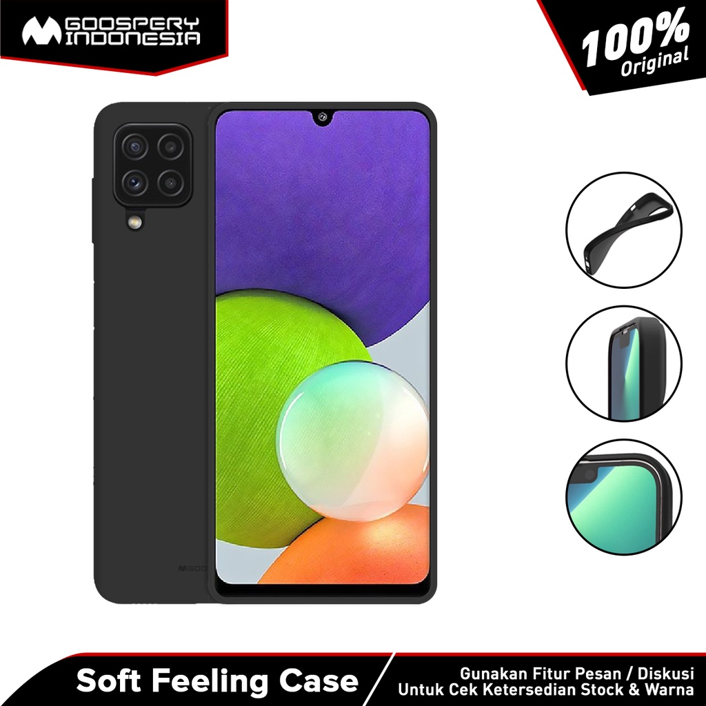 GOOSPERY casing Samsung galaxy A22 4G A225 Soft Feeling Jelly Case