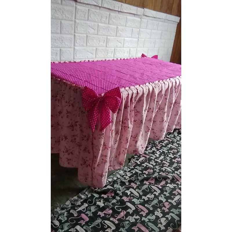 Shabbykatunjember Taplak Meja Ruang Tamu/ Sarung Meja Persegi Ruang Tamu
