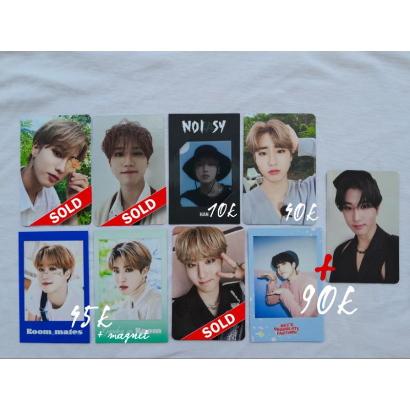OFFICIAL PHOTOCARD HAN JISUNG STRAY KIDS SKZ PC POCA LOVESTAY FANMEETING BENEFIT CHOCOLATE FACTORY N