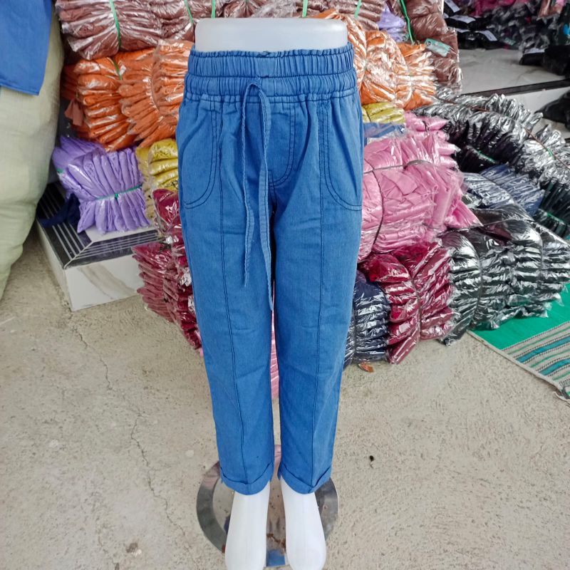 BAGGY PANTS JEANS ANAK 4-10 THN/CELANA JEANS ANAK PEREMPUAN