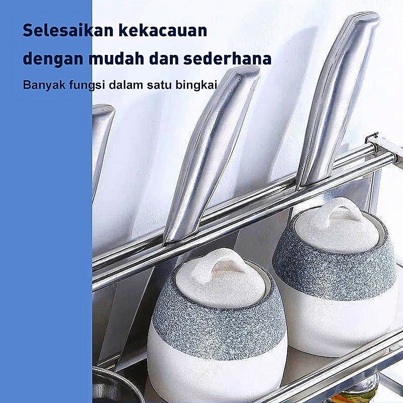 Rak Bumbu Dapur Stainless Steel - Rak Dapur Stainless Steel Serbaguna