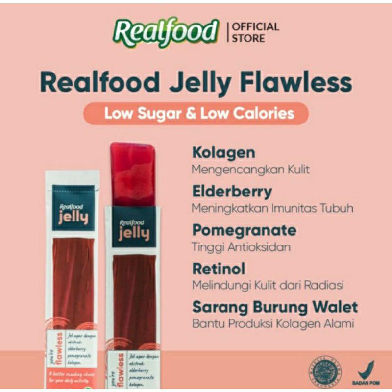 

Realfood Jelly Kolagen & Sarang Burung Walet (Satuan)