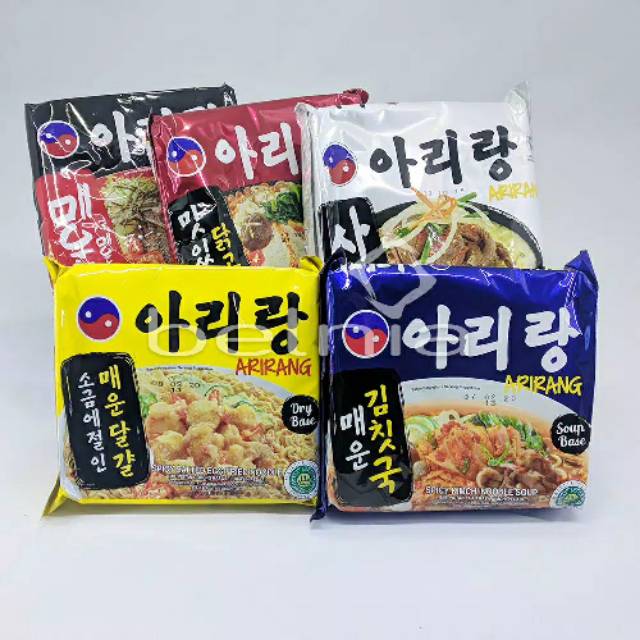 

Mie Instant Korea Arirang 140g/ 5bks