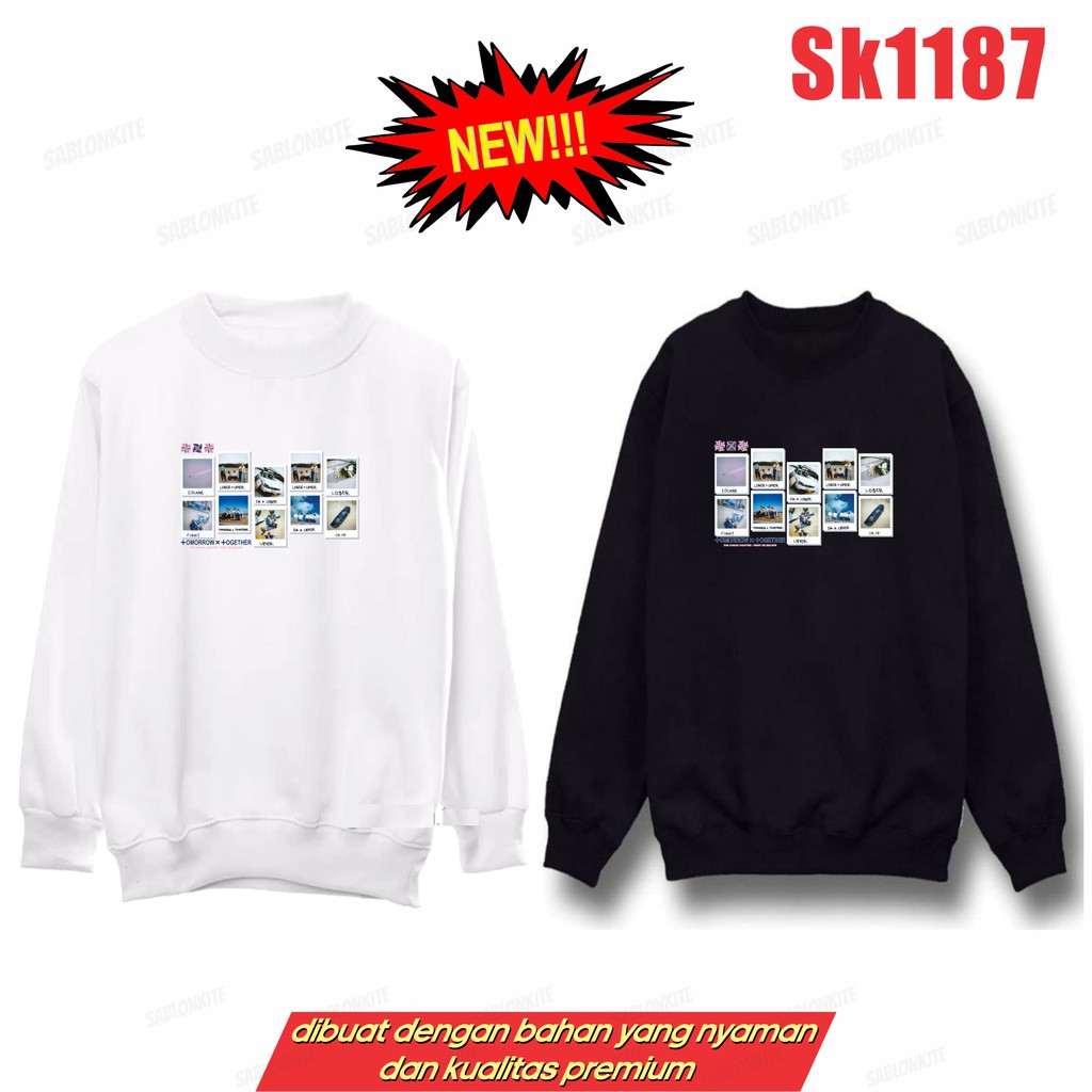 MURAH!!! HOODIE SWEATER KPOP POLAROID SK1187 UNISEX FLEECE