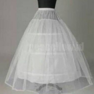 PERTIKUT PENGEMBANG GAUN RING 4 DENGAN BAHAN SATEN PREMIUM/petticoat ring 4