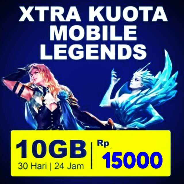 Xtra Kuota Xl Mobile Legends 10gb Shopee Indonesia