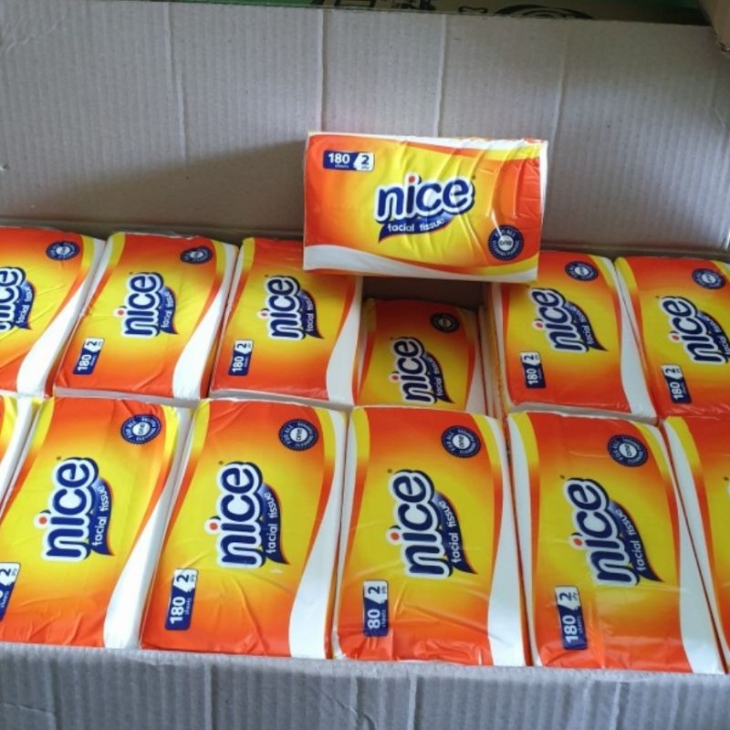 Tissue Nice 180 sheet 2 play termurah