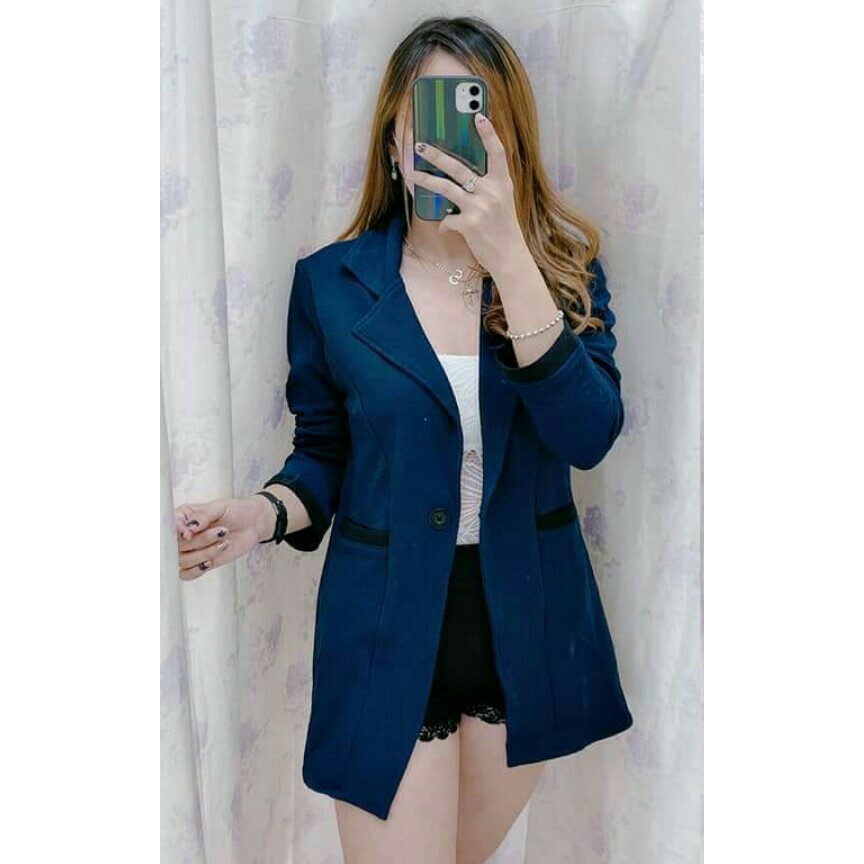 WSE390 - Blazer Donna Blazer Big SIze Blazer Wanita Jumbo Blazer 3XL Blazer XXXL PREMIUM QUALITY