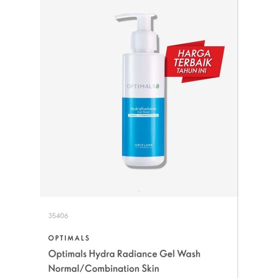 OPTIMALS HYDRA RADIANCE FACIAL TONER / OPTIMALS HYDRA RADIANCE GEL WASH / OPTIMALS HYDRA RADIANCE SERUM / OPTIMALS HYDRA RADIANCE NOURISHING NIGHT CREAM NORMAL / COMBINATION SKIN