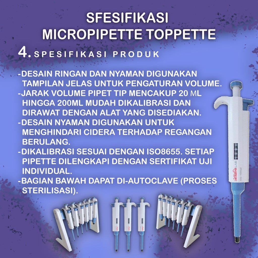 Micropipette Toppette, Adjustable All Varian (DRAGON LAB)