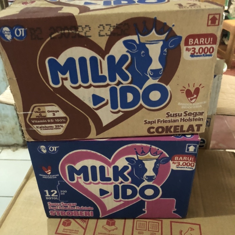 

Susu Milkido 200ml x 12 pcs (per karton)