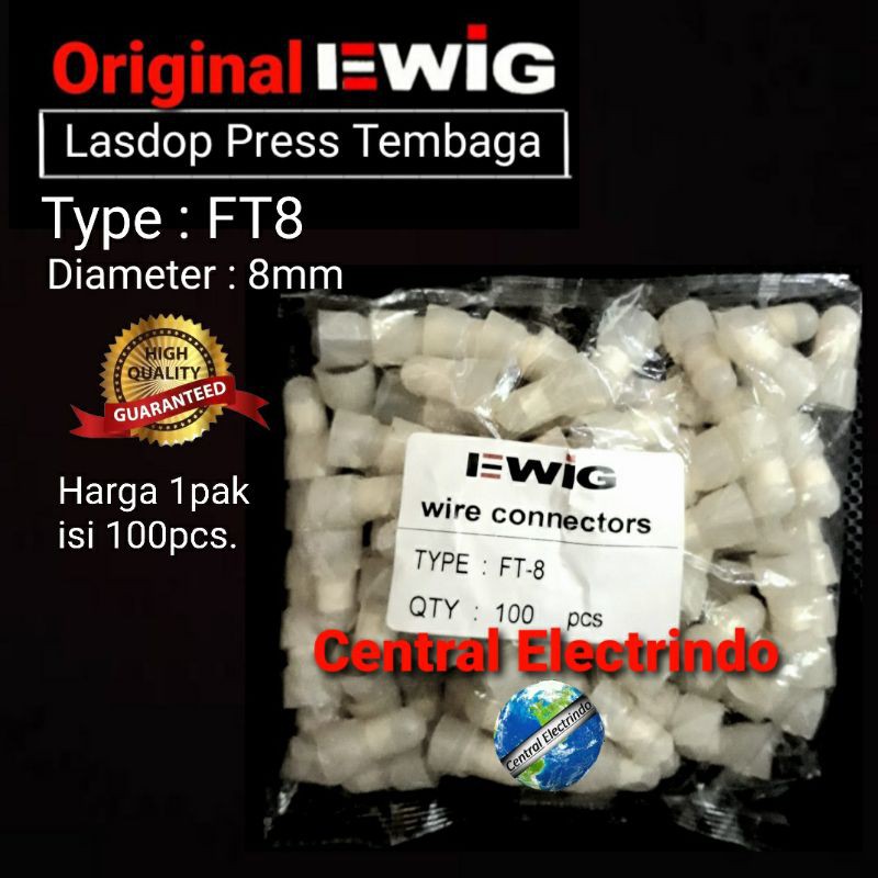 Lasdop Press EWIG FT8 Tembaga 100pcs per pack.